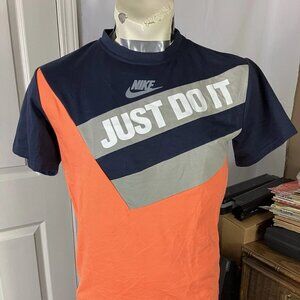 Nike Mens Small Graphic Print Short Sleeve Shirt Just do it